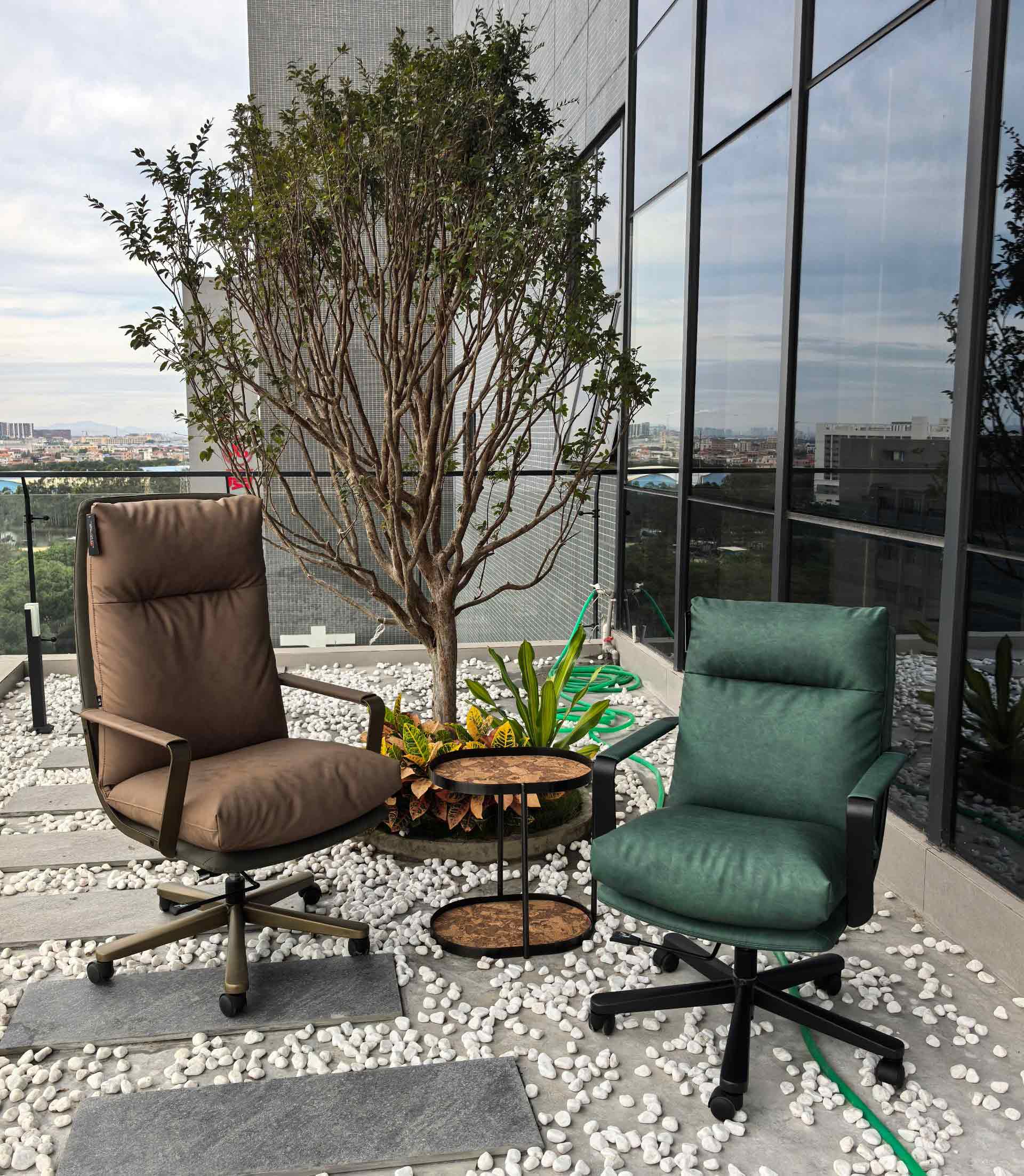 Outdoor chair display