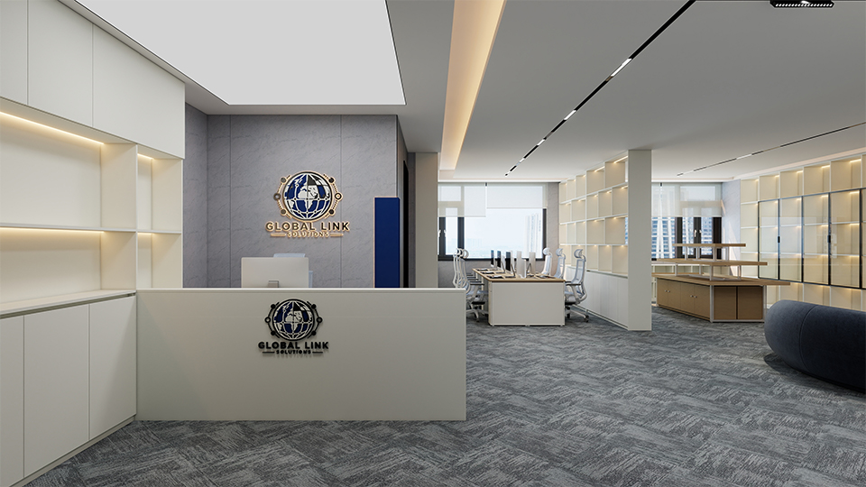 Complete design of office furniture in the Middle East region Example