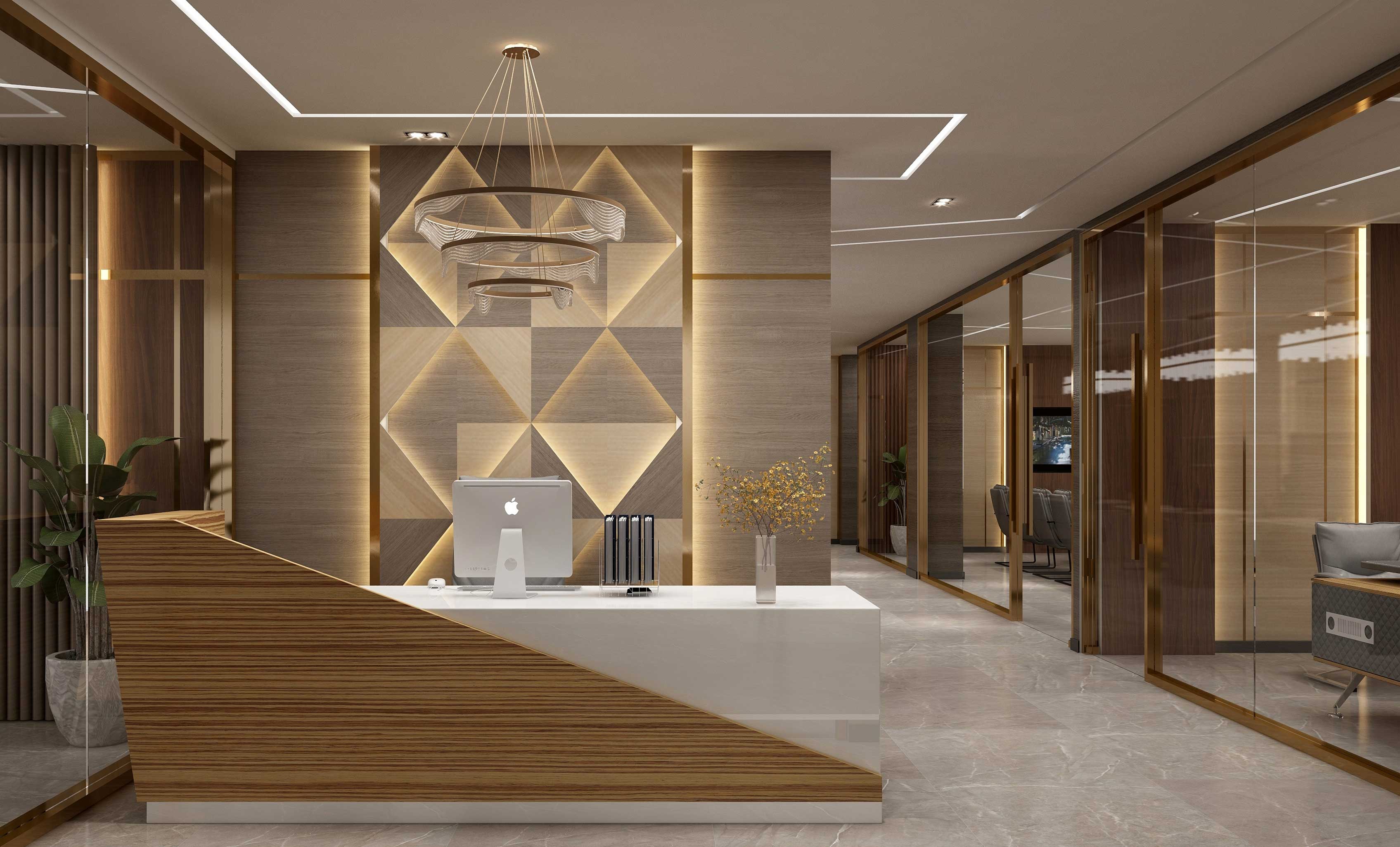 Examples of Southeast Asia region comprehensive office area design and furniture customization
