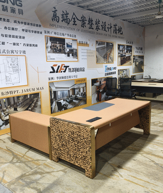 New color scheme for Zall office desk